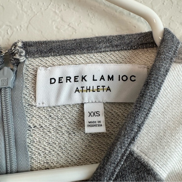 Athleta x Derek Lam Gray and White Colorblock Sleeveless Dress XXS - Picture 6 of 6